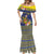 Monuina e Kilisimasi Niue Christmas Mermaid Dress Niuean Tribal Pattern