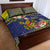 Monuina e Kilisimasi Niue Christmas Quilt Bed Set Niuean Tribal Pattern