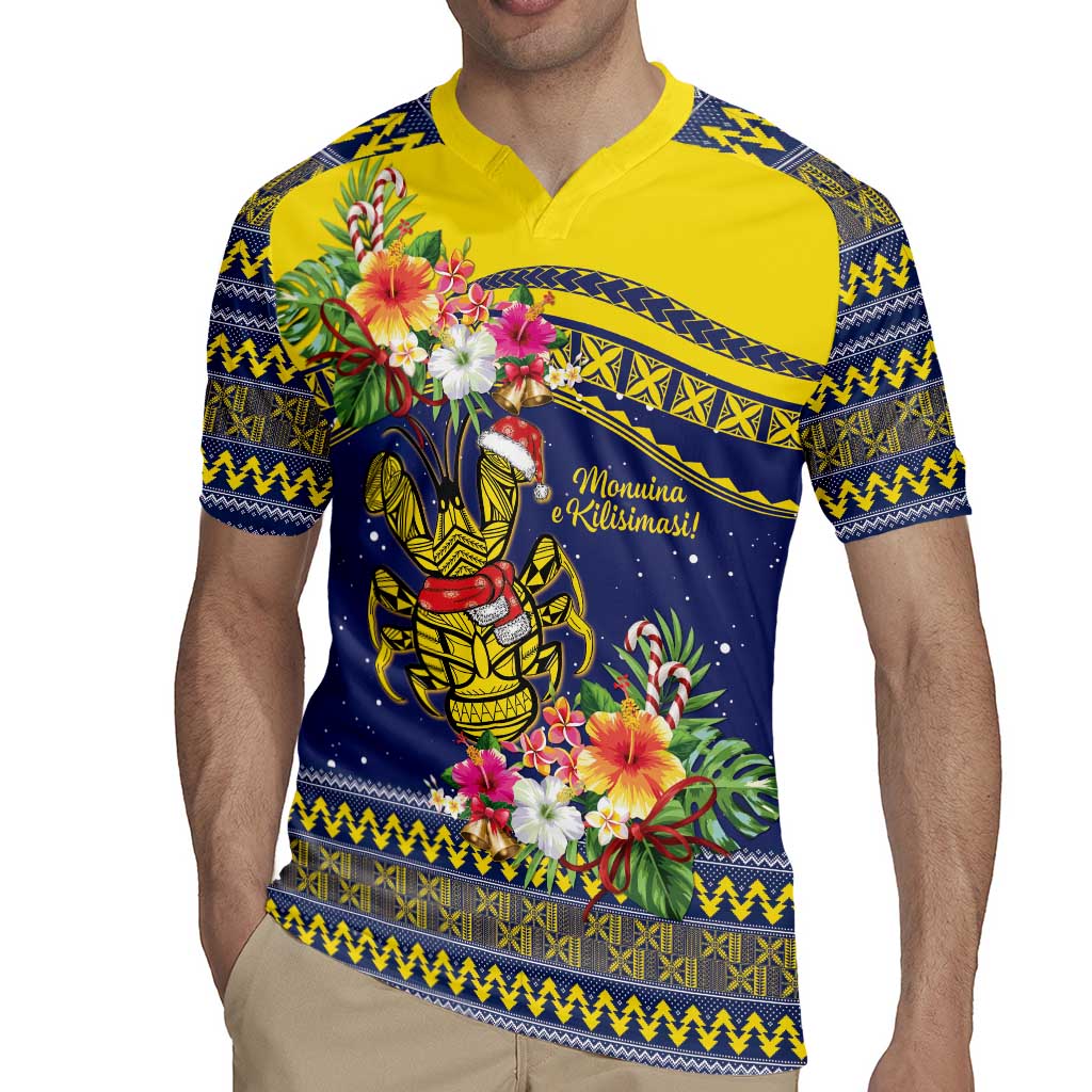 Monuina e Kilisimasi Niue Christmas Rugby Jersey Niuean Tribal Pattern LT9 - Polynesian Pride