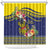 Monuina e Kilisimasi Niue Christmas Shower Curtain Niuean Tribal Pattern