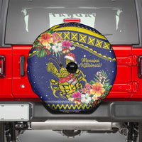 Monuina e Kilisimasi Niue Christmas Spare Tire Cover Niuean Tribal Pattern LT9 - Polynesian Pride
