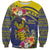 Monuina e Kilisimasi Niue Christmas Sweatshirt Niuean Tribal Pattern