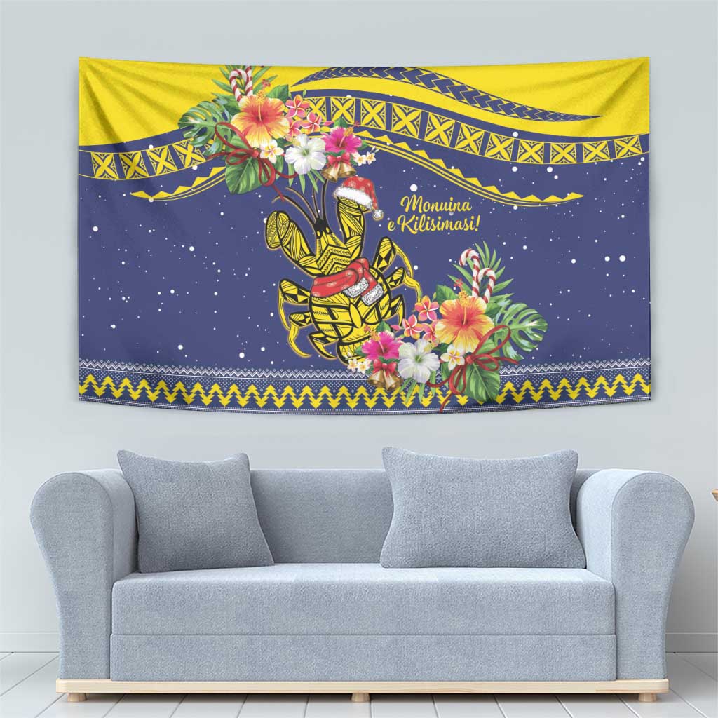 Monuina e Kilisimasi Niue Christmas Tapestry Niuean Tribal Pattern