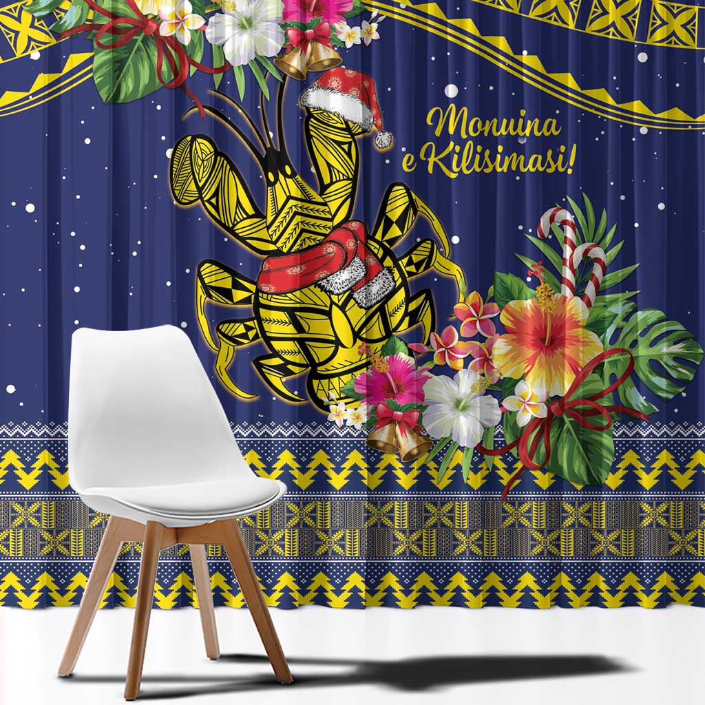 Monuina e Kilisimasi Niue Christmas Window Curtain Niuean Tribal Pattern LT9 - Polynesian Pride