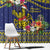 Monuina e Kilisimasi Niue Christmas Window Curtain Niuean Tribal Pattern