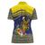 Monuina e Kilisimasi Niue Christmas Women Polo Shirt Niuean Tribal Pattern