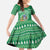 Norfolk Island Pine Tree Christmas Family Matching Mermaid Dress and Hawaiian Shirt Coat of Arm and Polynesian Pattern