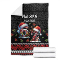 Aotearoa Six Seven Personalized Blanket New Zealand Funny Christmas - Polynesian Pride