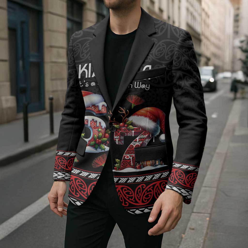 Aotearoa Six Seven Personalized Blazer New Zealand Funny Christmas - Polynesian Pride