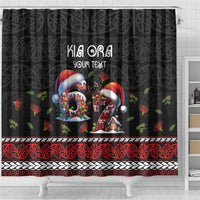 Aotearoa Six Seven Personalized Shower Curtain New Zealand Funny Christmas - Polynesian Pride