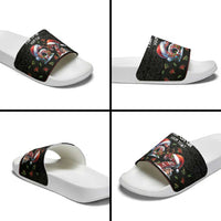 Aotearoa Six Seven Personalized Slide Sandals New Zealand Funny Christmas LT9 - Polynesian Pride