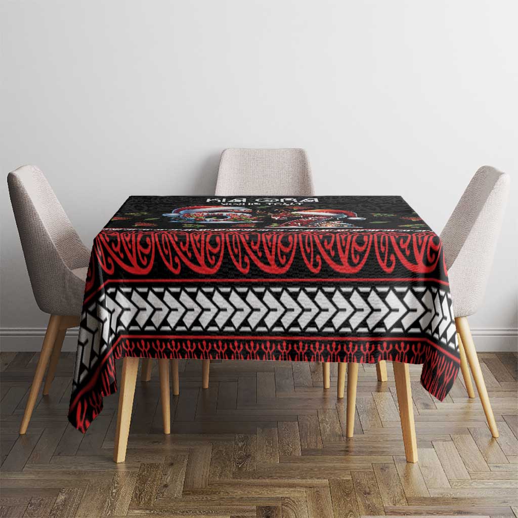 Aotearoa Six Seven Personalized Tablecloth New Zealand Funny Christmas LT9 - Polynesian Pride