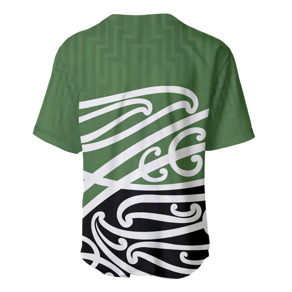 Green Fern New Zealand Kowhai Ngutukak Baseball Jersey - Polynesian Pride