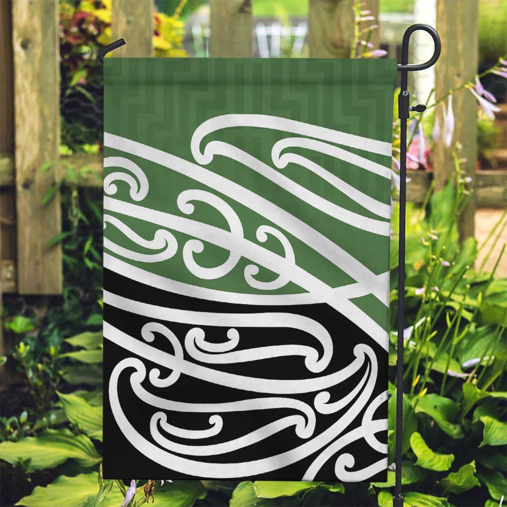 Green Fern New Zealand Kowhai Ngutukak Garden Flag - Polynesian Pride