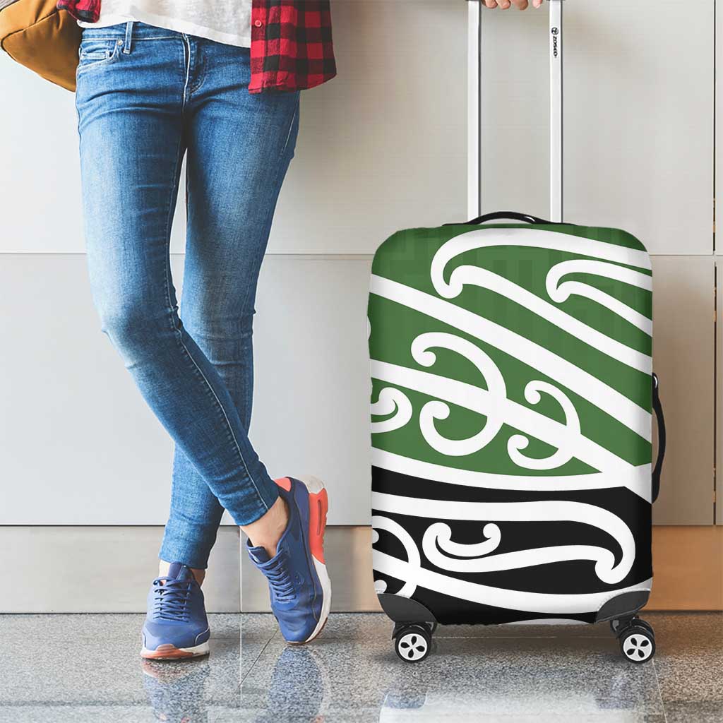 Green Fern New Zealand Kowhai Ngutukak Luggage Cover - Polynesian Pride
