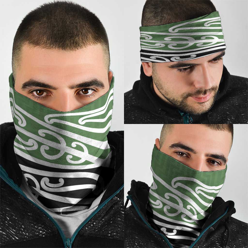 Green Fern New Zealand Kowhai Ngutukak Neck Gaiter - Polynesian Pride