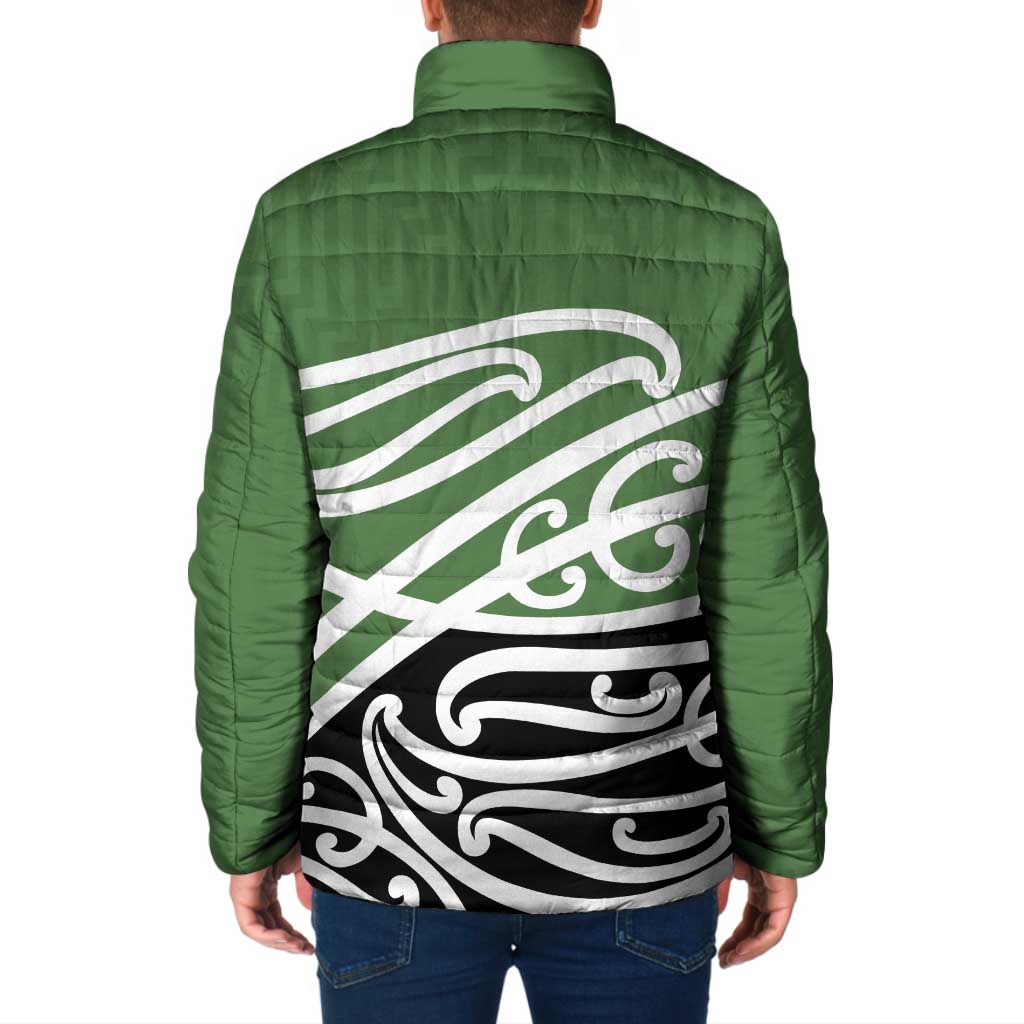Green Fern New Zealand Kowhai Ngutukak Padded Jacket - Polynesian Pride