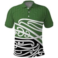 Green Fern New Zealand Kowhai Ngutukak Polo Shirt - Polynesian Pride