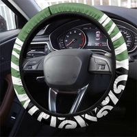 Green Fern New Zealand Kowhai Ngutukak Steering Wheel Cover - Polynesian Pride