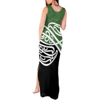 Green Fern New Zealand Kowhai Ngutukak Tank Maxi Dress - Polynesian Pride