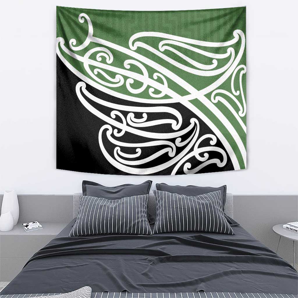 Green Fern New Zealand Kowhai Ngutukak Tapestry - Polynesian Pride