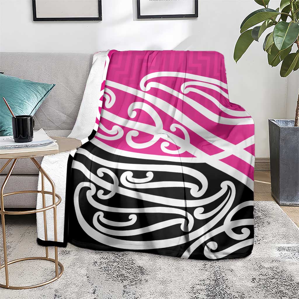 All Pink New Zealand Kowhai Ngutukak Blanket - Polynesian Pride