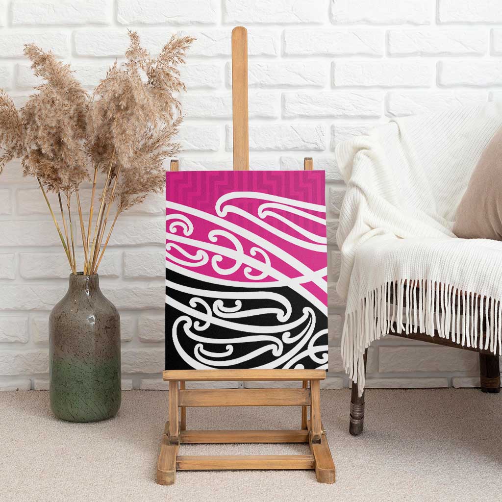 All Pink New Zealand Kowhai Ngutukak Canvas Wall Art - Polynesian Pride