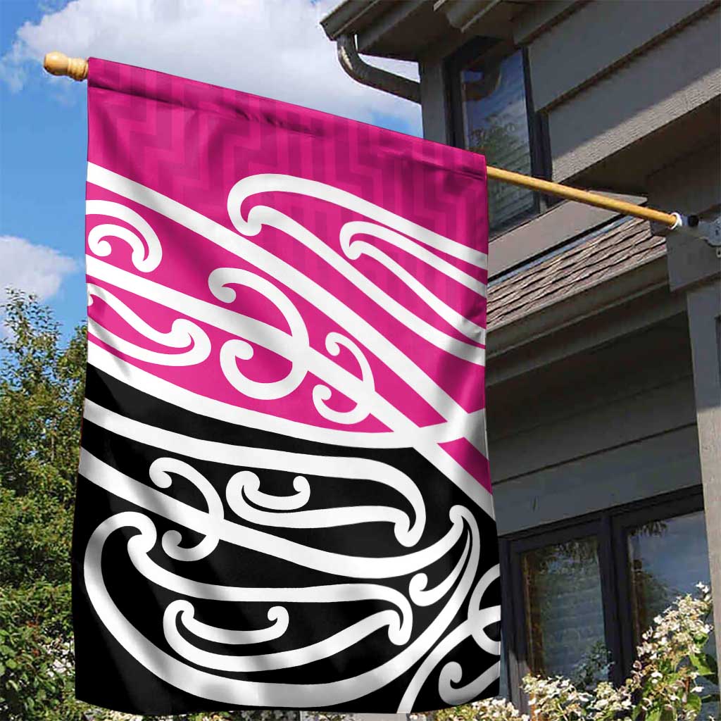 All Pink New Zealand Kowhai Ngutukak Garden Flag - Polynesian Pride