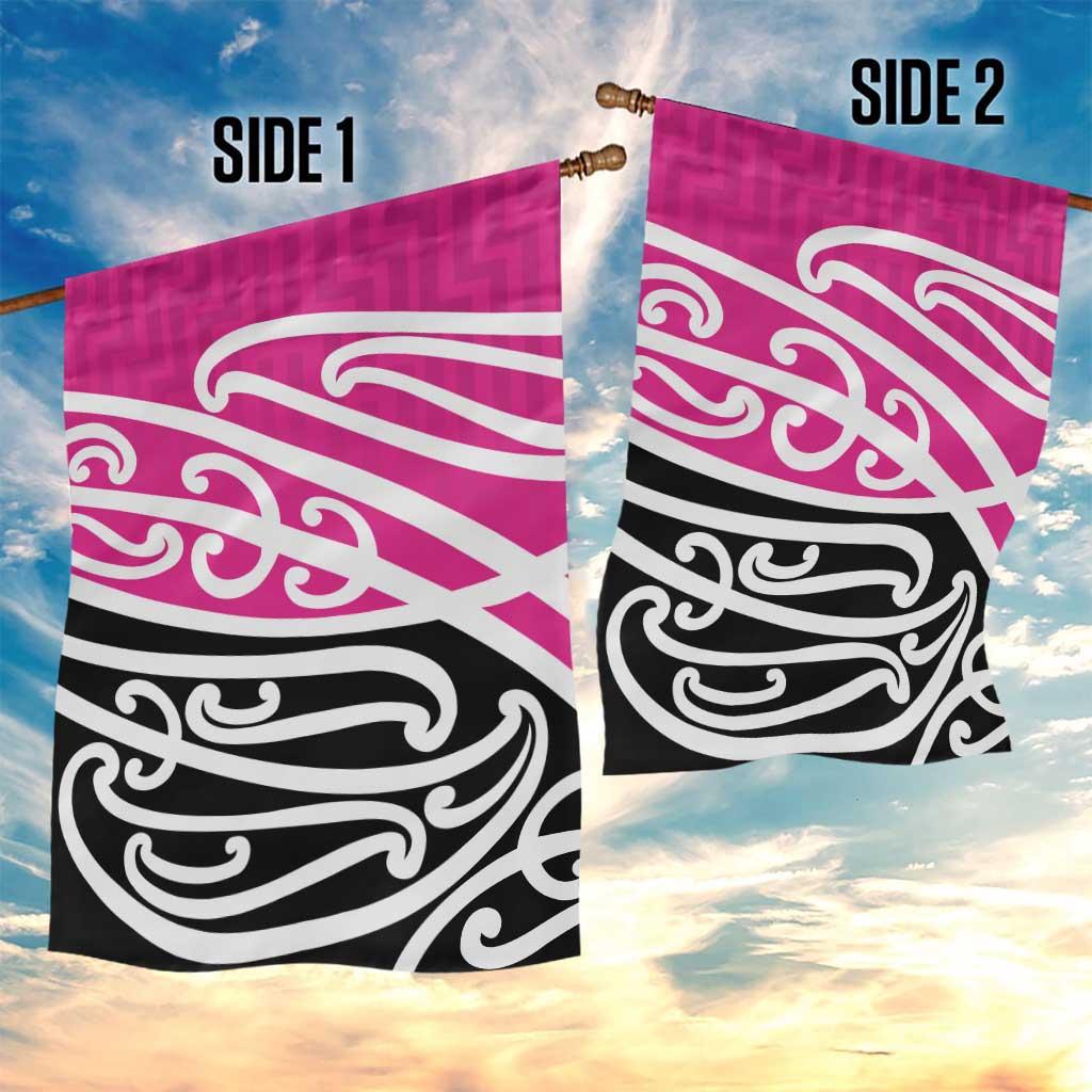 All Pink New Zealand Kowhai Ngutukak Garden Flag - Polynesian Pride