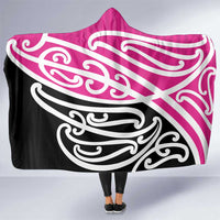 All Pink New Zealand Kowhai Ngutukak Hooded Blanket - Polynesian Pride