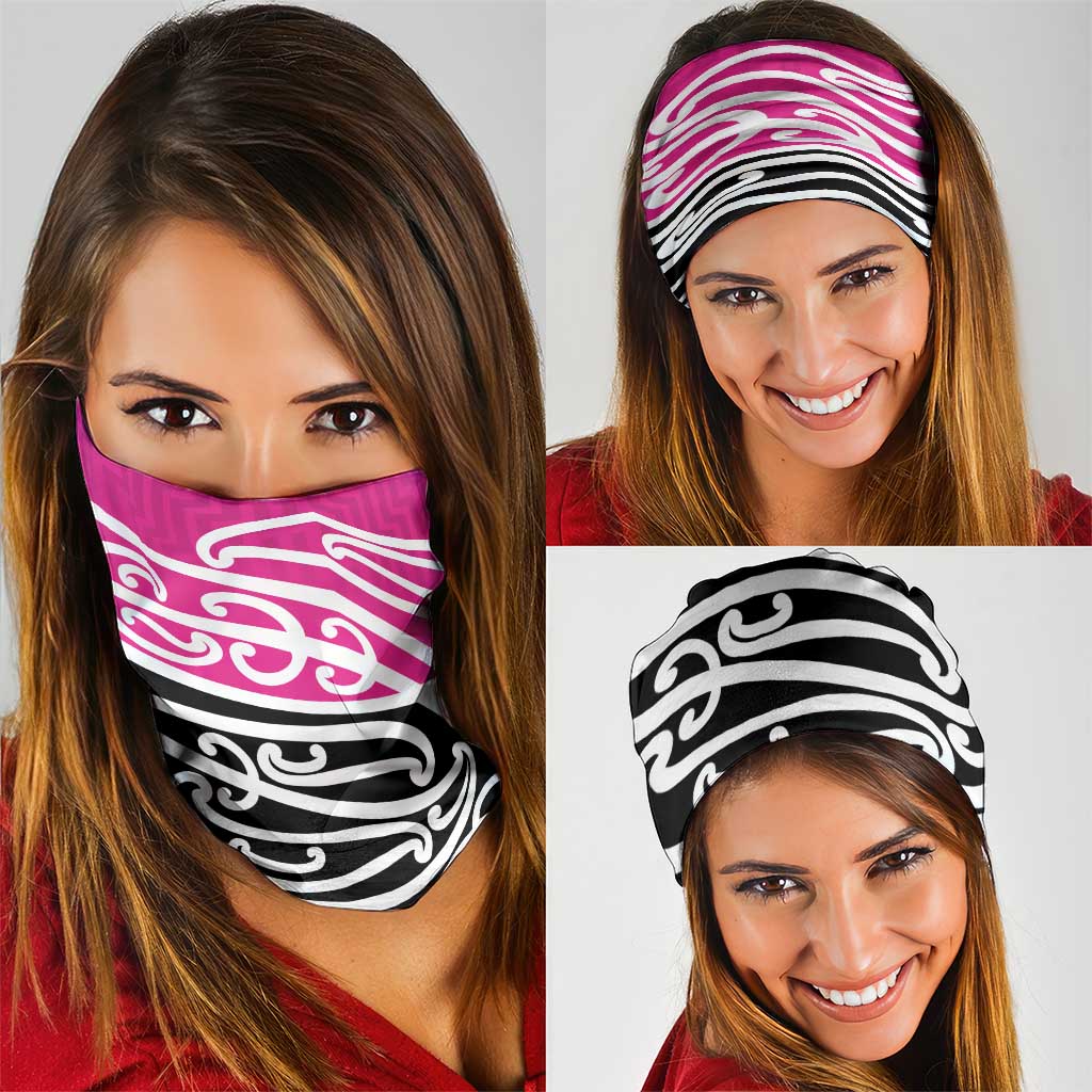 All Pink New Zealand Kowhai Ngutukak Neck Gaiter - Polynesian Pride