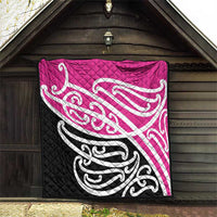 All Pink New Zealand Kowhai Ngutukak Quilt - Polynesian Pride