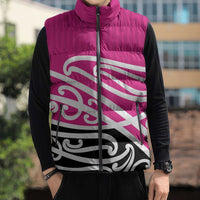 All Pink New Zealand Kowhai Ngutukak Sleeveless Puffer Jacket - Polynesian Pride