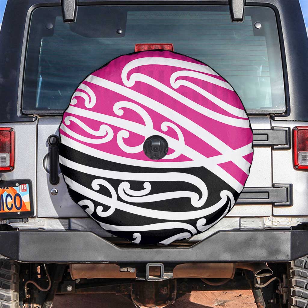 All Pink New Zealand Kowhai Ngutukak Spare Tire Cover - Polynesian Pride