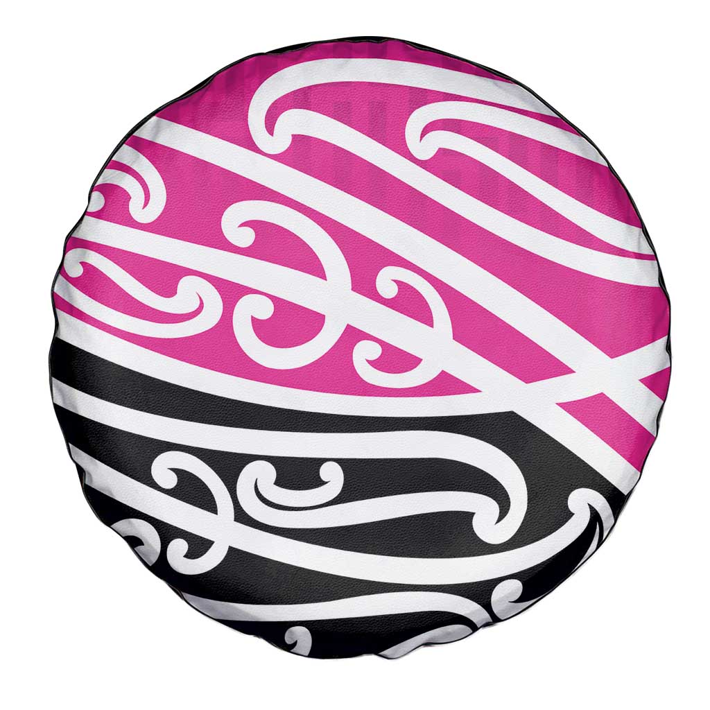 All Pink New Zealand Kowhai Ngutukak Spare Tire Cover - Polynesian Pride