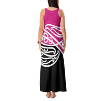 All Pink New Zealand Kowhai Ngutukak Tank Maxi Dress - Polynesian Pride