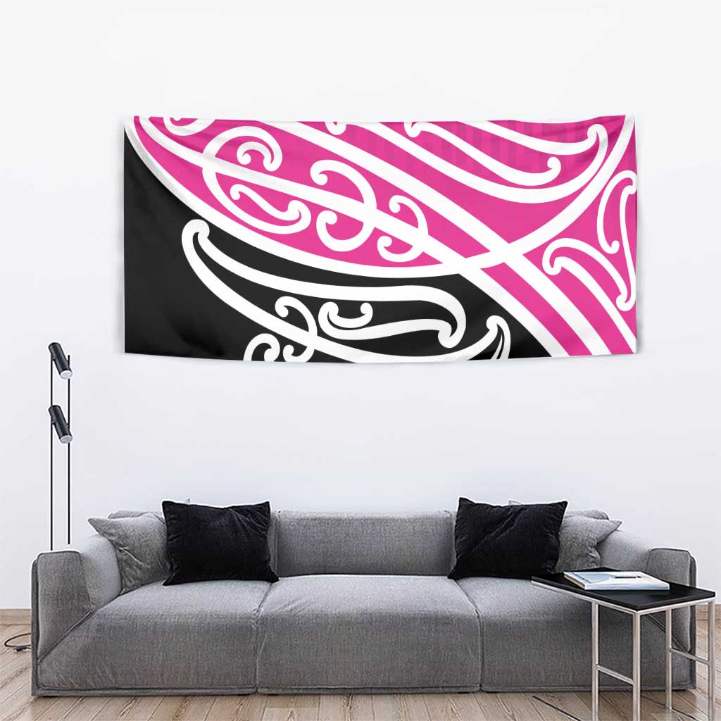 All Pink New Zealand Kowhai Ngutukak Tapestry - Polynesian Pride