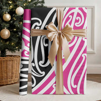 All Pink New Zealand Kowhai Ngutukak Wrapping Paper LT9 - Polynesian Pride