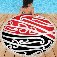 All Red New Zealand Kowhai Ngutukak Beach Blanket LT9 - Polynesian Pride