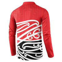 All Red New Zealand Kowhai Ngutukak Button Sweatshirt - Polynesian Pride