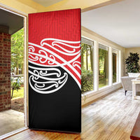 All Red New Zealand Kowhai Ngutukak Door Cover - Polynesian Pride
