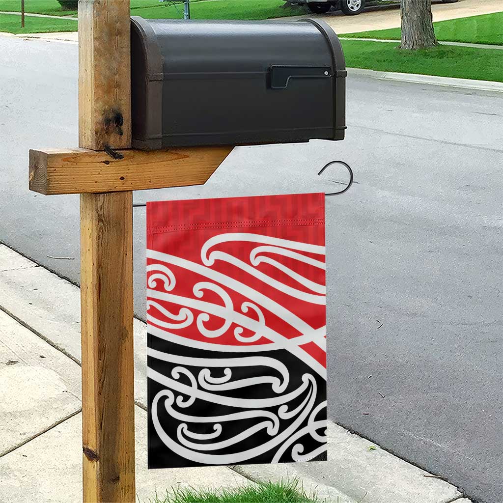 All Red New Zealand Kowhai Ngutukak Garden Flag - Polynesian Pride