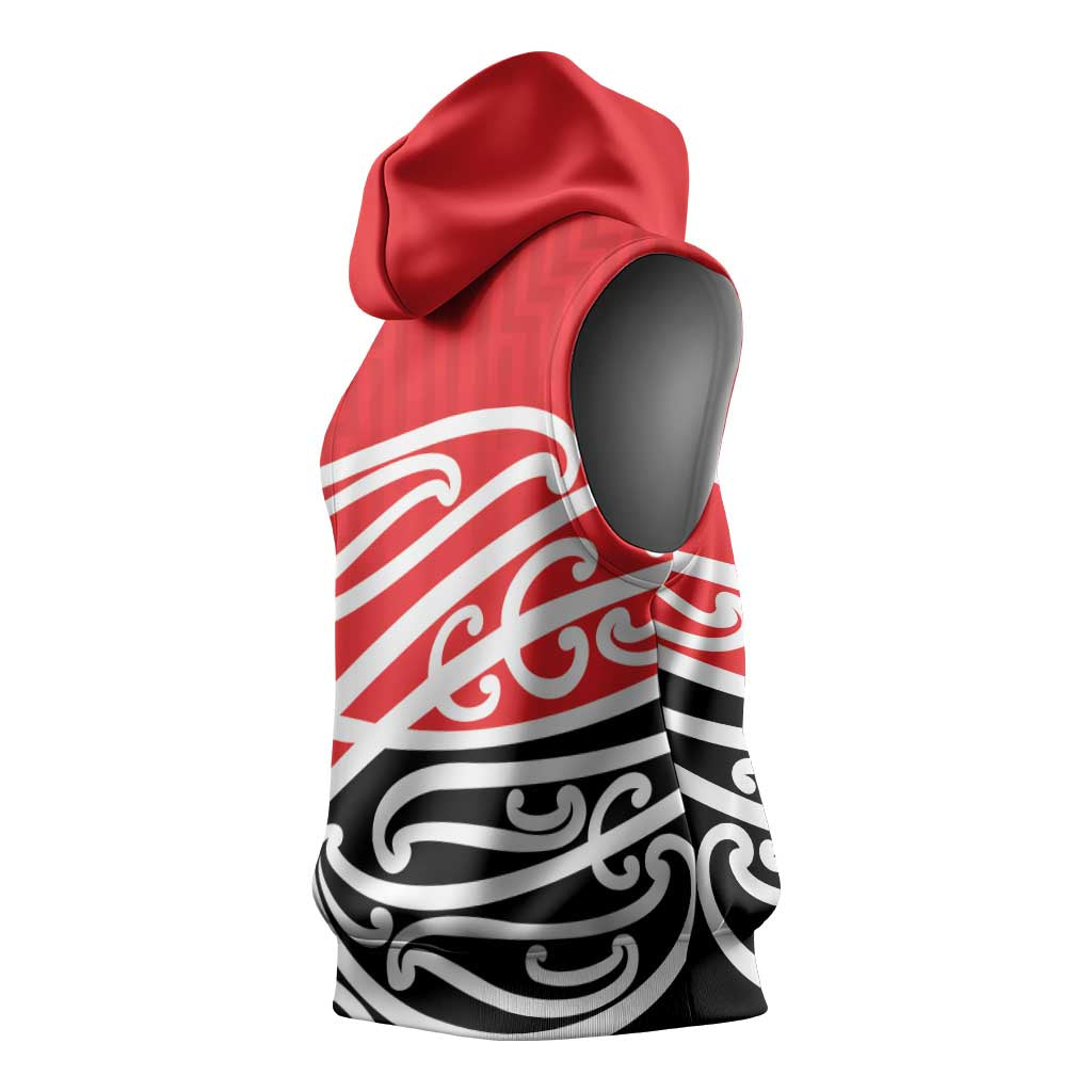All Red New Zealand Kowhai Ngutukak Sleeveless Hoodie - Polynesian Pride