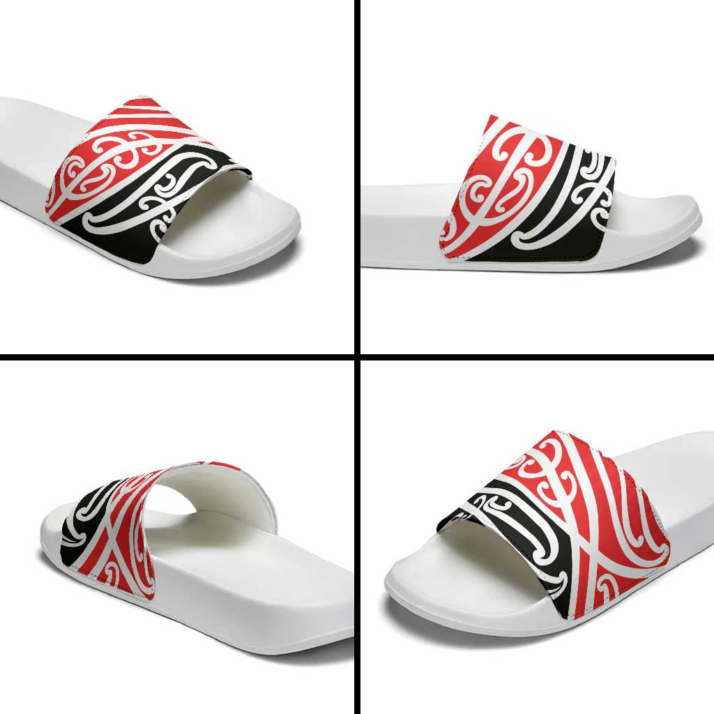 All Red New Zealand Kowhai Ngutukak Slide Sandals LT9 - Polynesian Pride