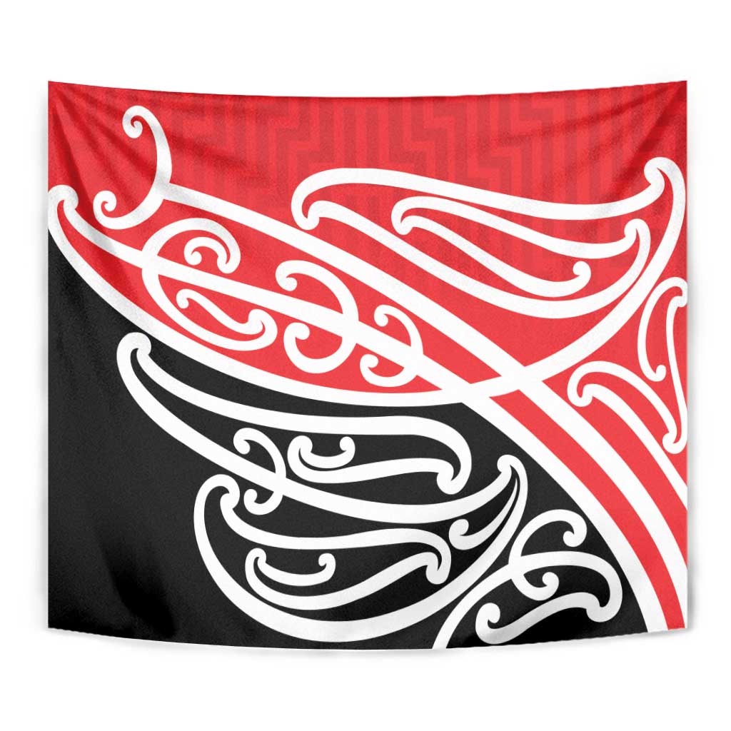 All Red New Zealand Kowhai Ngutukak Tapestry - Polynesian Pride