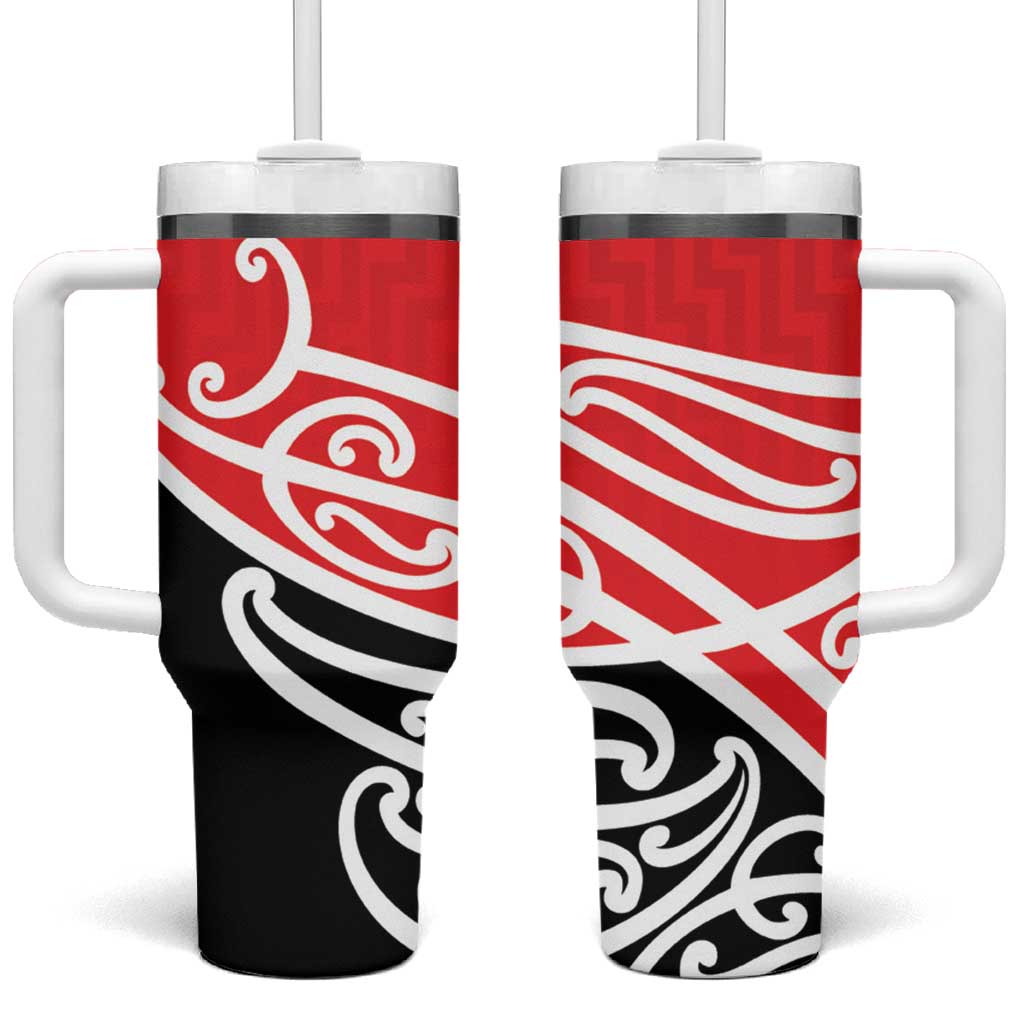 All Red New Zealand Kowhai Ngutukak Tumbler With Handle - Polynesian Pride