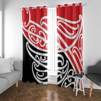 All Red New Zealand Kowhai Ngutukak Window Curtain - Polynesian Pride