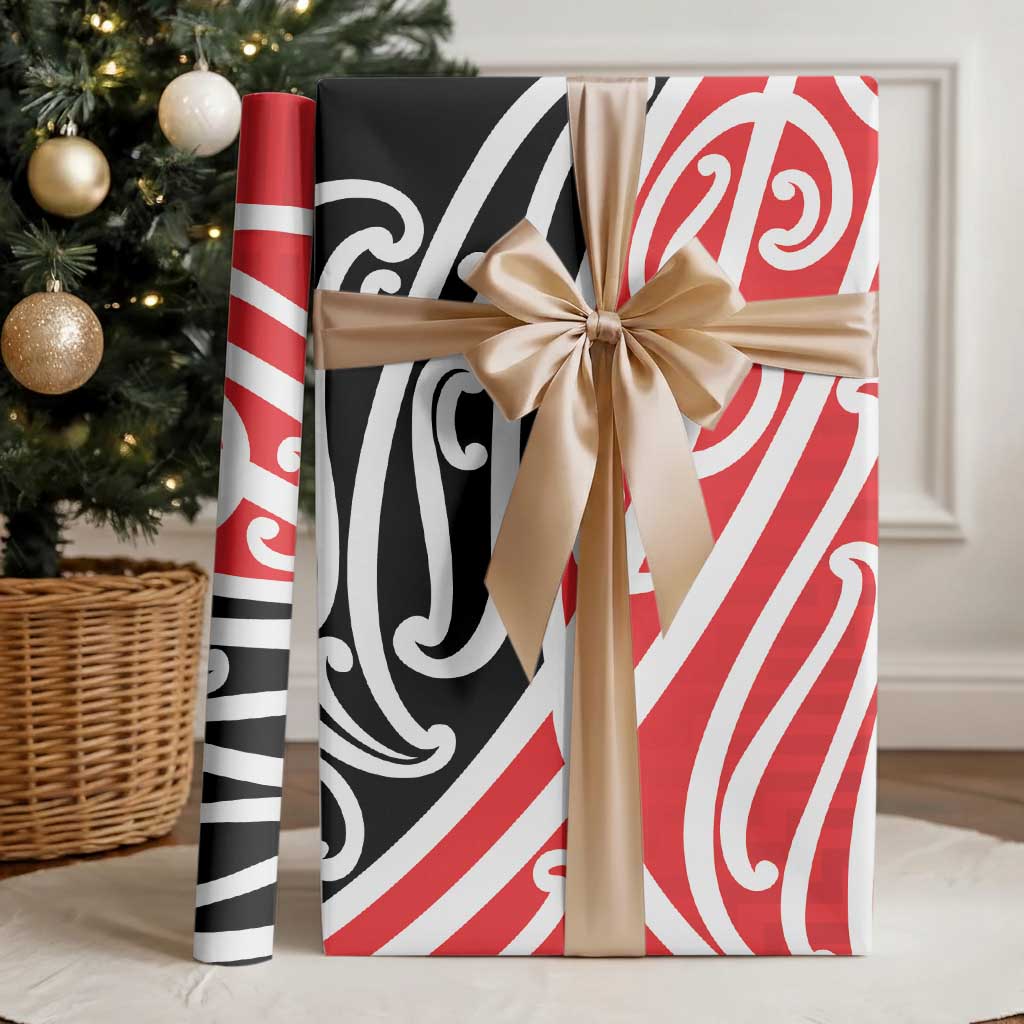 All Red New Zealand Kowhai Ngutukak Wrapping Paper LT9 - Polynesian Pride