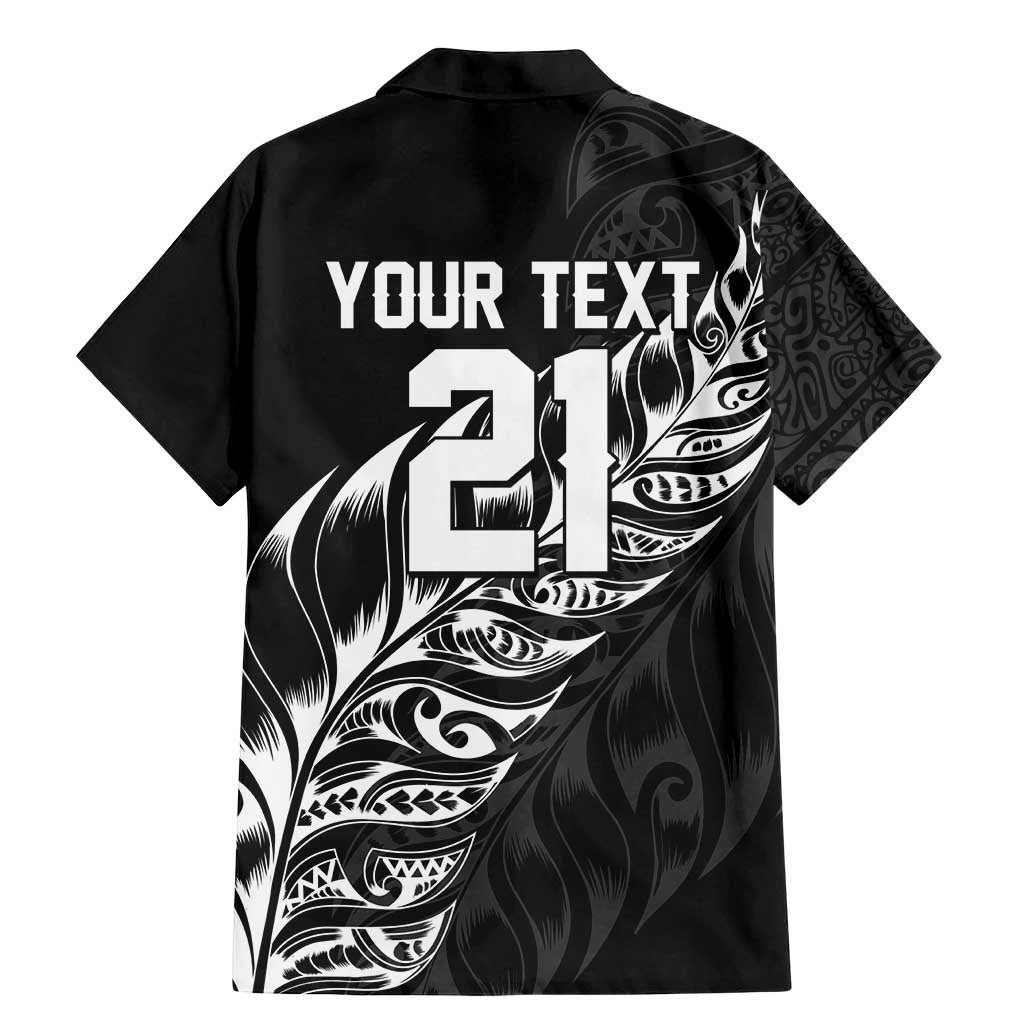 New Zealand Lawn Bowls Custom Family Matching Mermaid Dress and Hawaiian Shirt Black Maori Warrior Tribal Silver Fern - Polynesian Pride