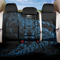 New Zealand Lawn Bowls Back Car Seat Cover Blue Maori Warrior Tribal Silver Fern - Polynesian Pride
